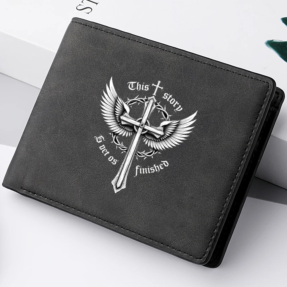 Faith Cross Mini Zip Wallet