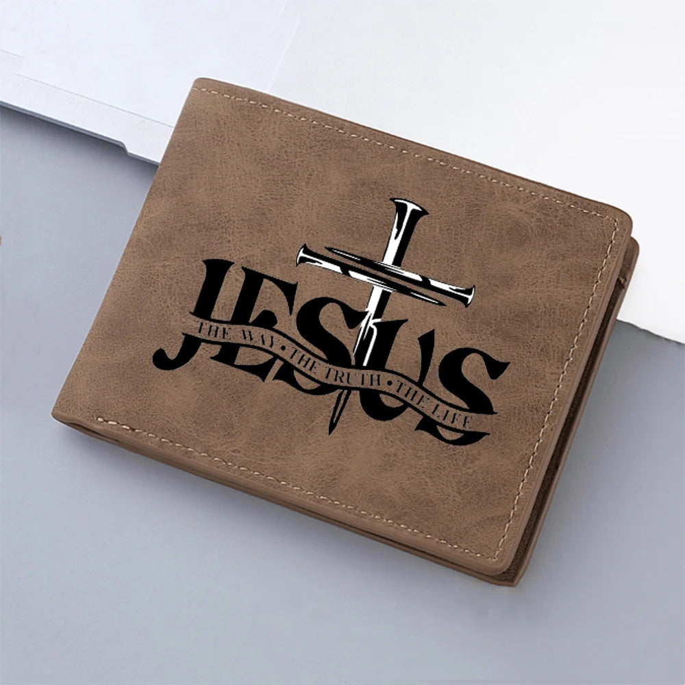 Faith Cross Mini Zip Wallet
