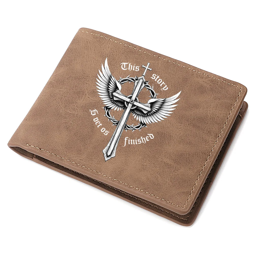 Faith Cross Mini Zip Wallet