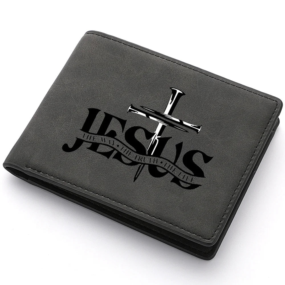 Faith Cross Mini Zip Wallet